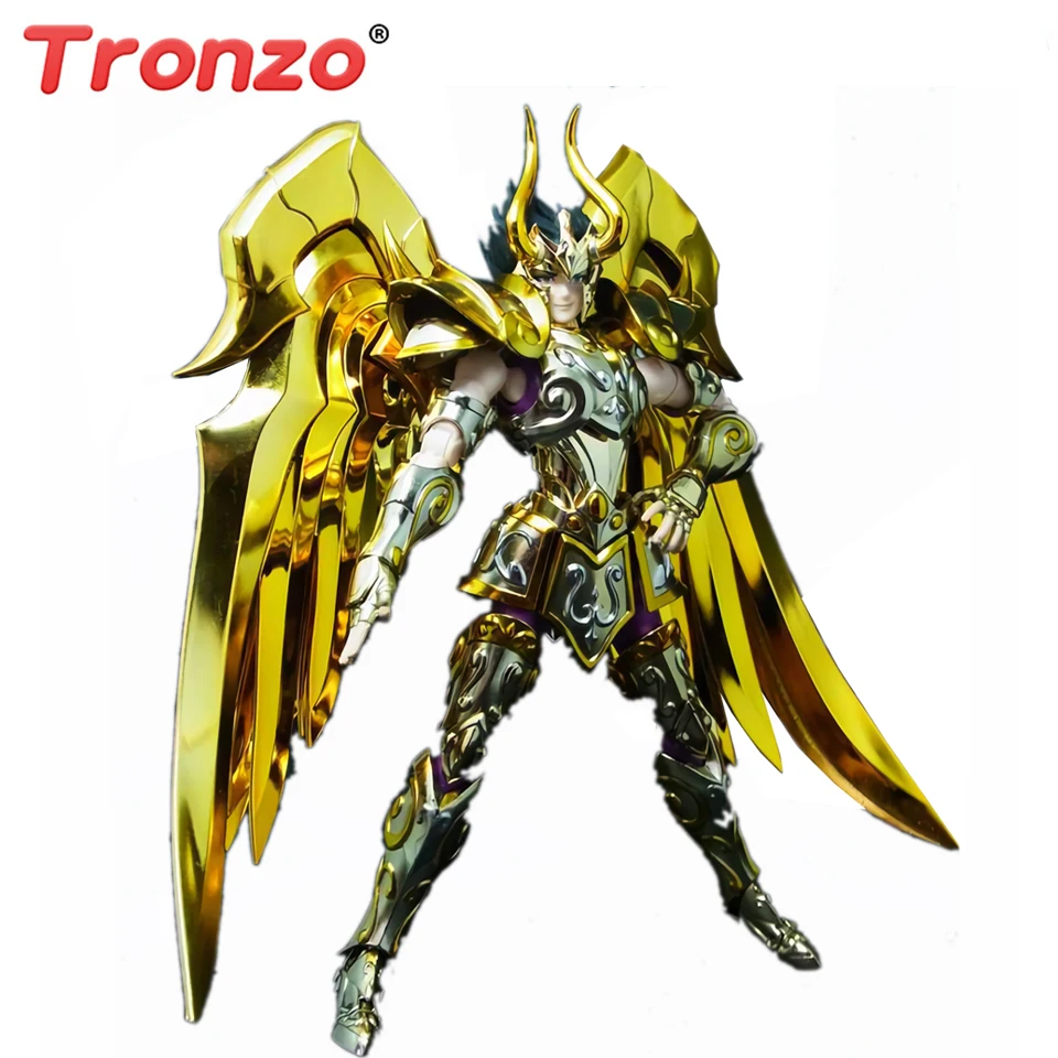 Tronzo металлическая Клубная MC модель Saint Seiya EX Capricorn Shura God тканевая душа золота ПВХ