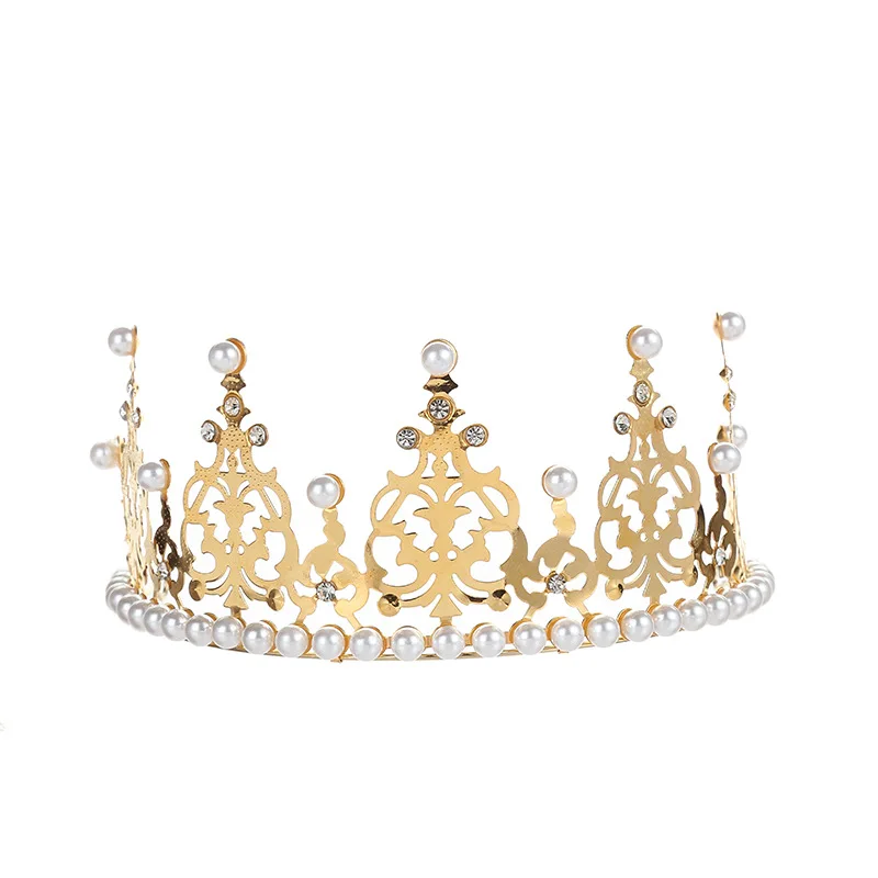 

Creative Pearl Crown Accessories For Parties And Weddings