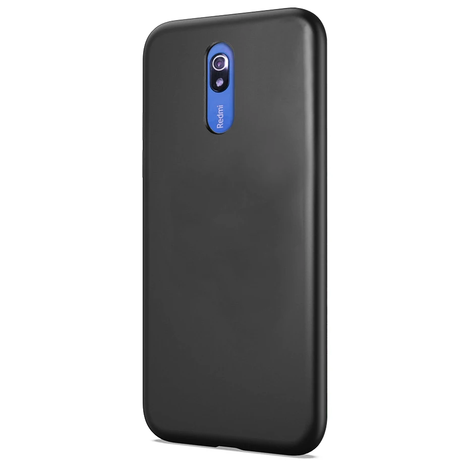 Black Shockproof Armor Rubber Silicon Case For Xiaomi Redmi 8A case Redmi 8A Bumper TPU Back Cover for Redmi 8 case for xiaomi redmi 8 - Цвет: Black