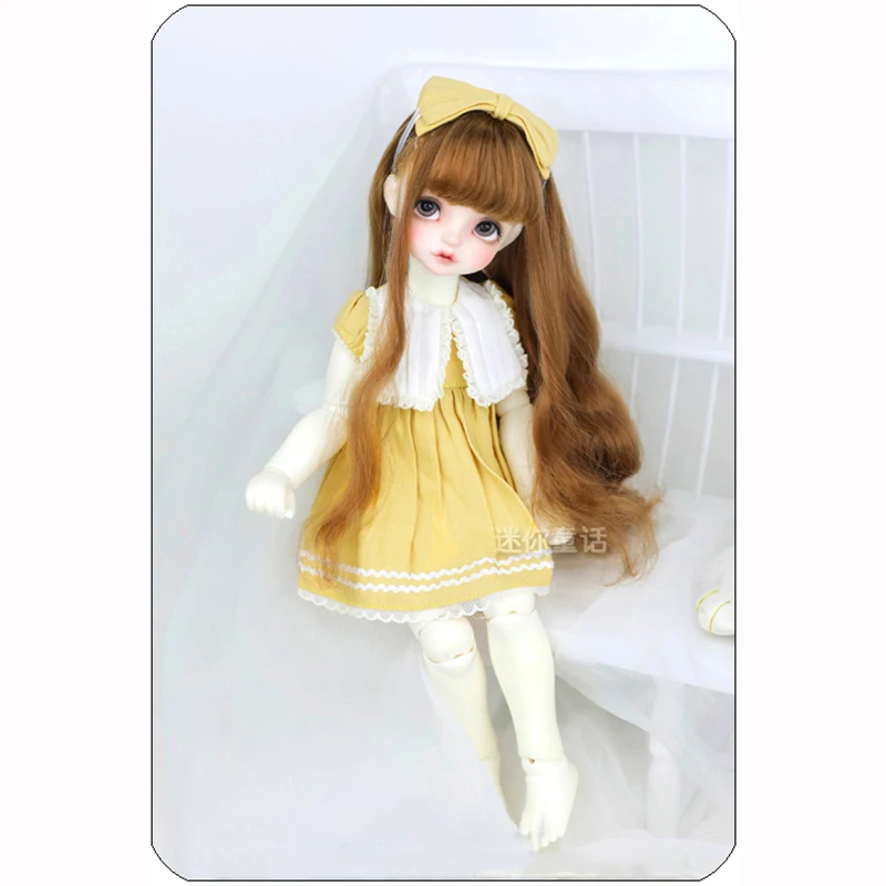 Bybrana искусственные мохеровые вьющиеся волосы 1/3 1/4 1/6 1/8 BJD кукольный парик |