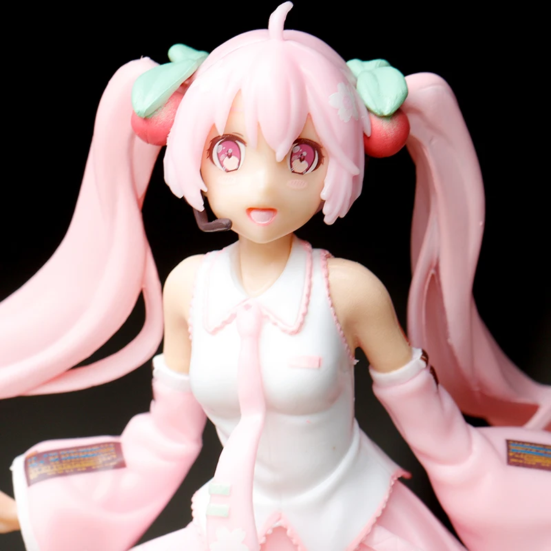 

New 25cm Anime Action Figures Miku's Pink Sakura ghost PVC Action Figures Girls Model Doll Toys Collecting gifts for girls