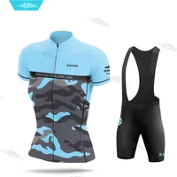 2020 cycling clothing women short sleeve jersey set road bike sportswear summer lady race uniform mtb breathable bib shorts kit