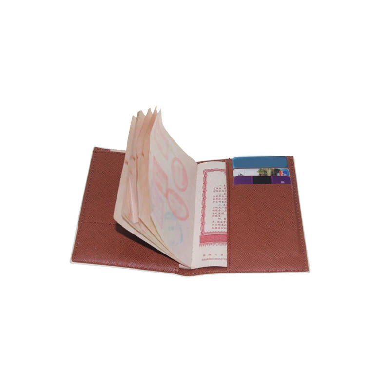 

Fashionable Cartoon Animal Passport Holder Women Travel Passport Cover Case Students Portable PU Leather Bank Card Clip Wallet