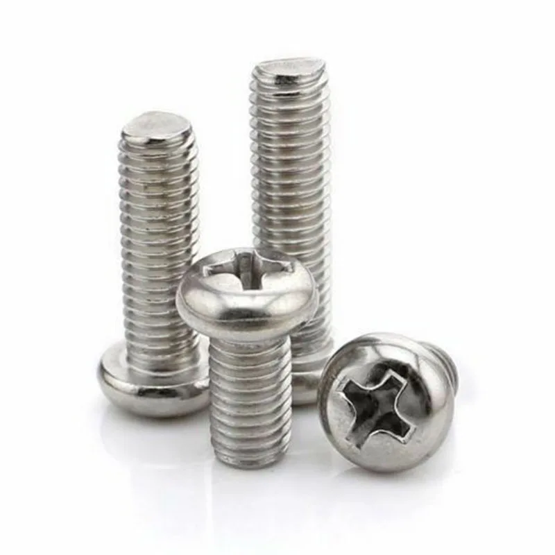 

10/20pcs M3X3-M3X22mm 304 stainless steel cross round cross pan head screw diameter 3mm length 3-22mm