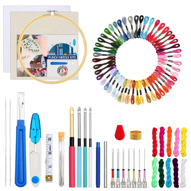 Набор для вышивки Стартовый начинающих стартовый набор DIY пробойника 50 цветов