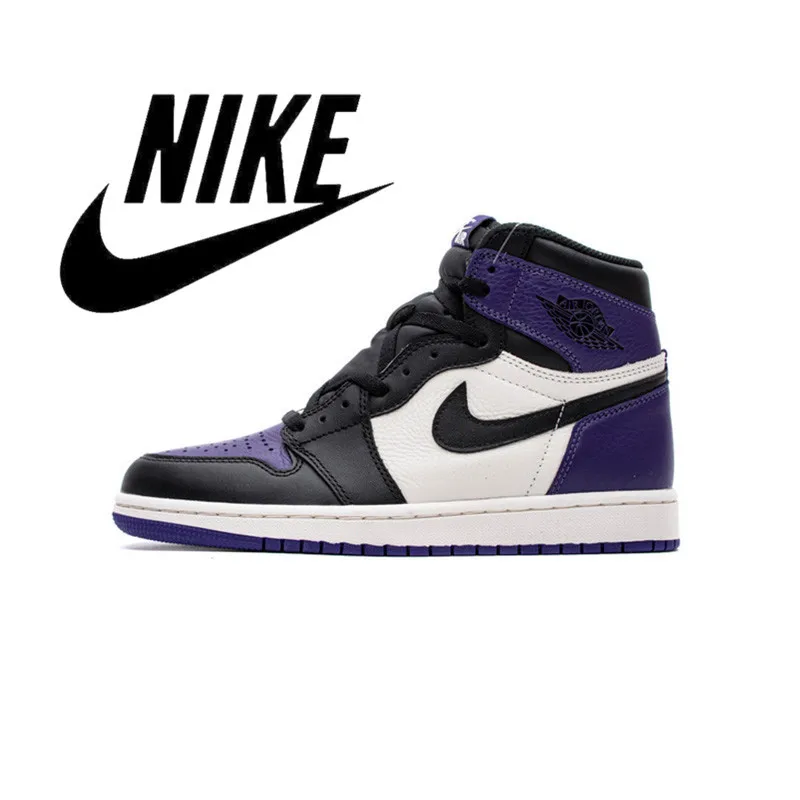 

Best Air AJ 1 mid-yellow toe toe women's breathable unisex male basketball shoes AJ 1 travis scott 9Y.