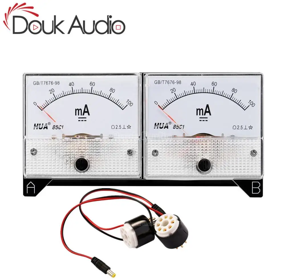 Douk аудио HiFi Двойной Смещение тока зонды тестер метр Для EL34 KT88 6L6 6V6 6550 вакуумный усилитель клапанной трубки