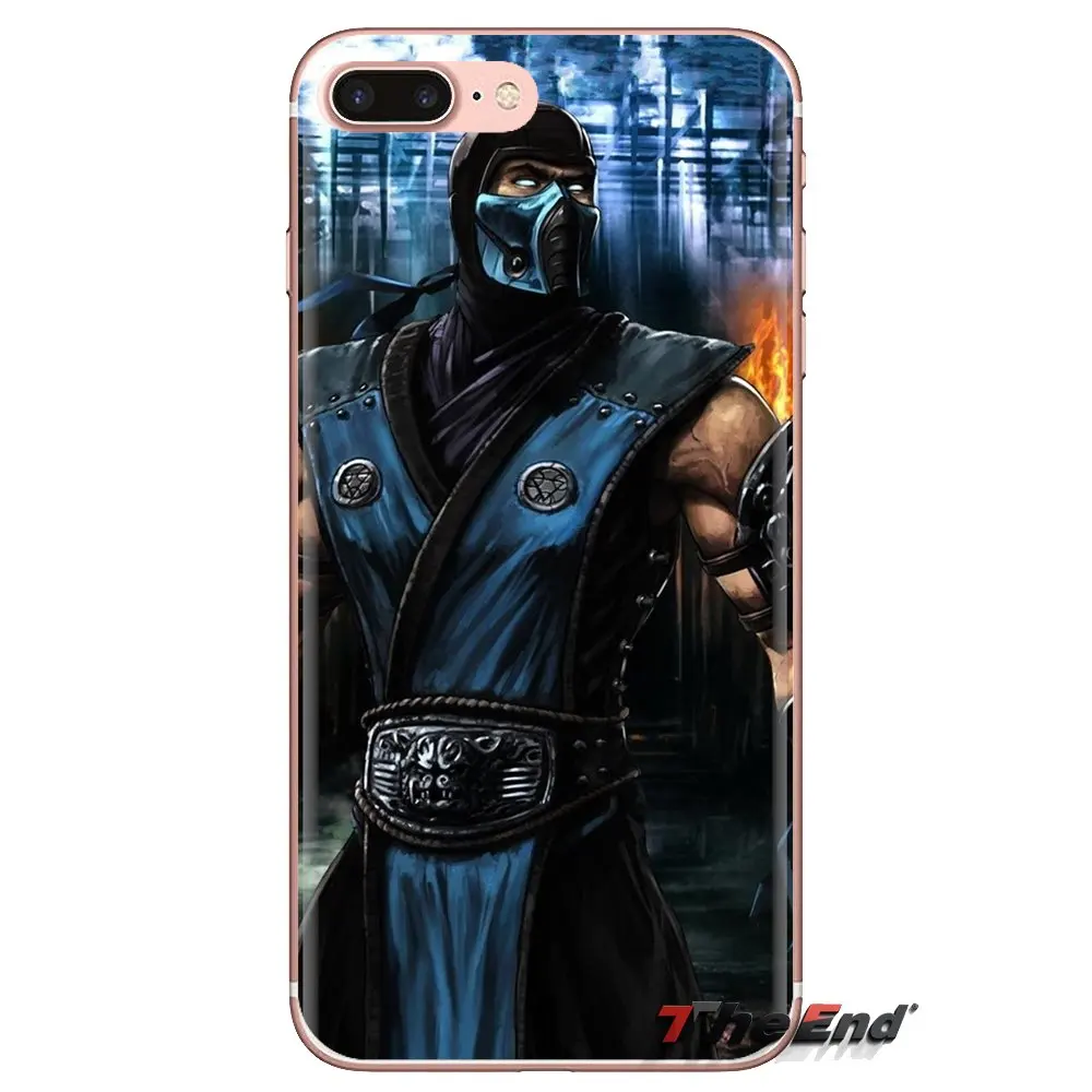 Для iPod Touch Apple iPhone 4 4s 5 5S SE 5C 6 6S 7 8 X XR XS Plus MAX Mary kombat x Scorpion Ninja ТПУ прозрачные чехлы |
