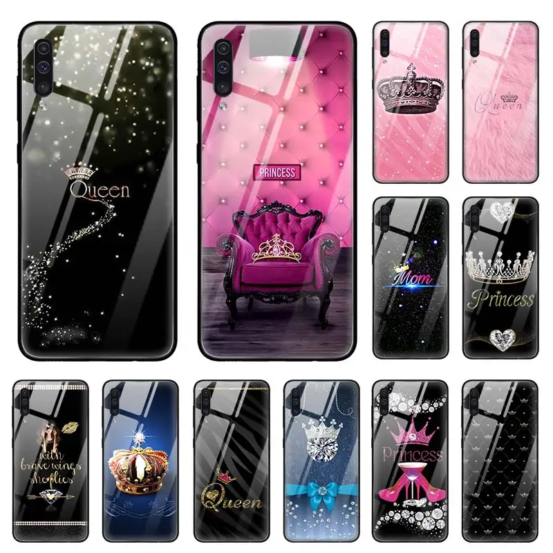 Чехол принцессы королевы короля для Samsung Galaxy A50 A70 A40 A30 A10 A21s A51 A71 A91 S20 FE S10 Plus чехол