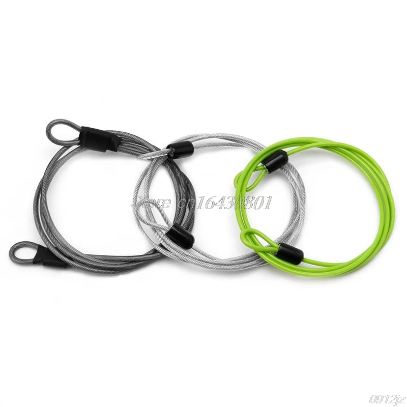 100 см x 2 мм Велосипедный спорт безопасности петля кабельный замок для