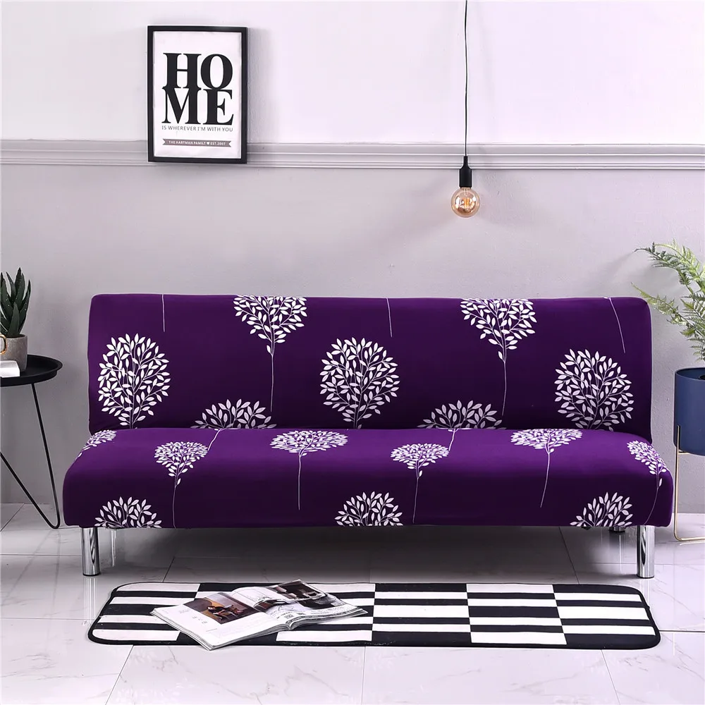 

All-inclusive Sofa Cover Couch Foldable Stretch Slipcover Cushion Case Slip-resistant Sofa Cover Jacquard Armless Sofa Bed Cover