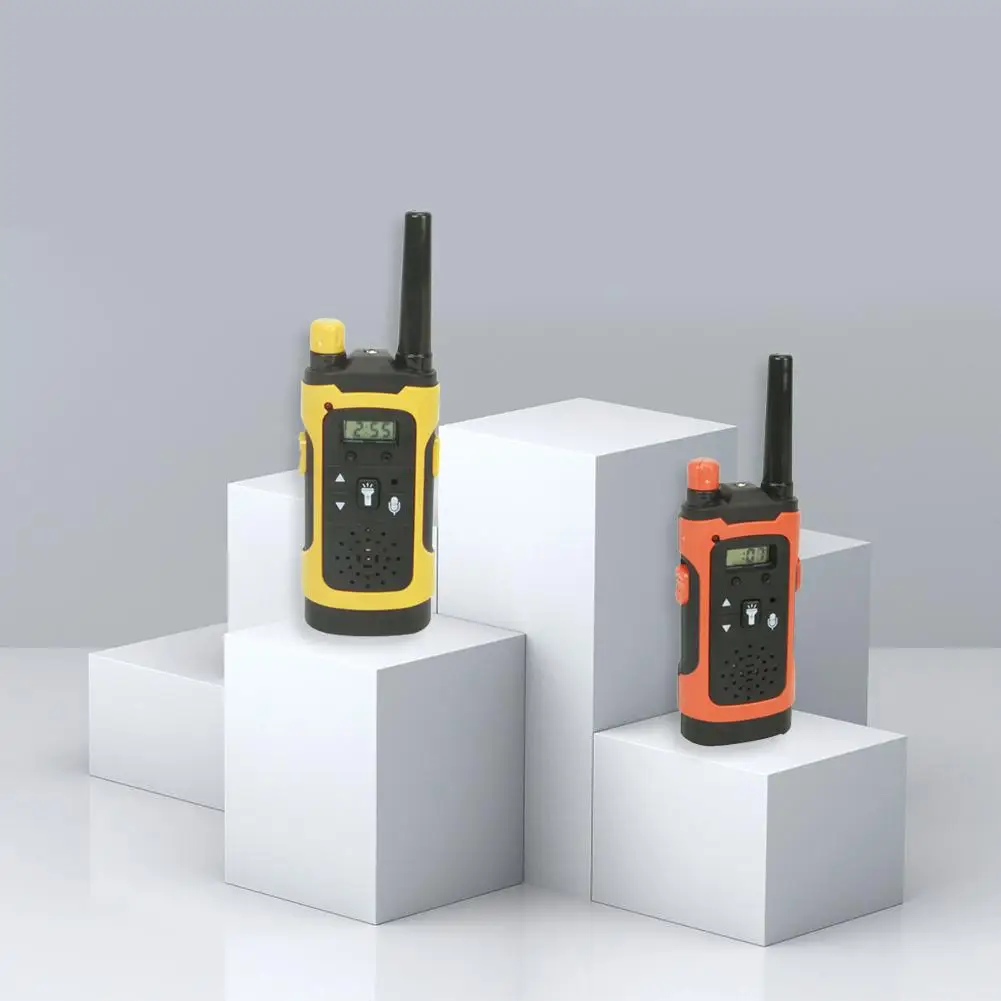 

2pcs Toy Walkie Talkies Long Distance Handheld Wireless Intercom Phone LCD Display Electronic Children Kids Gifts