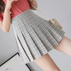 Женская плиссированная юбка, Летняя Сексуальная мини-юбка с высокой талией, женская модная повседневная теннисная юбка, женская одежда для студентов KZ005