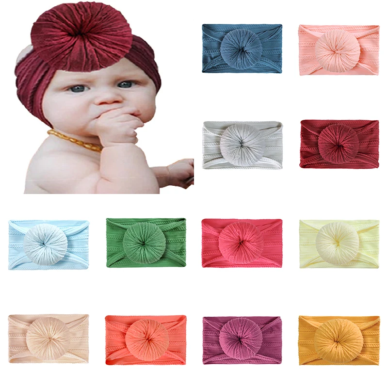 Детская повязка на голову с перекрещивающимся бантиком Скрученный тюрбан для