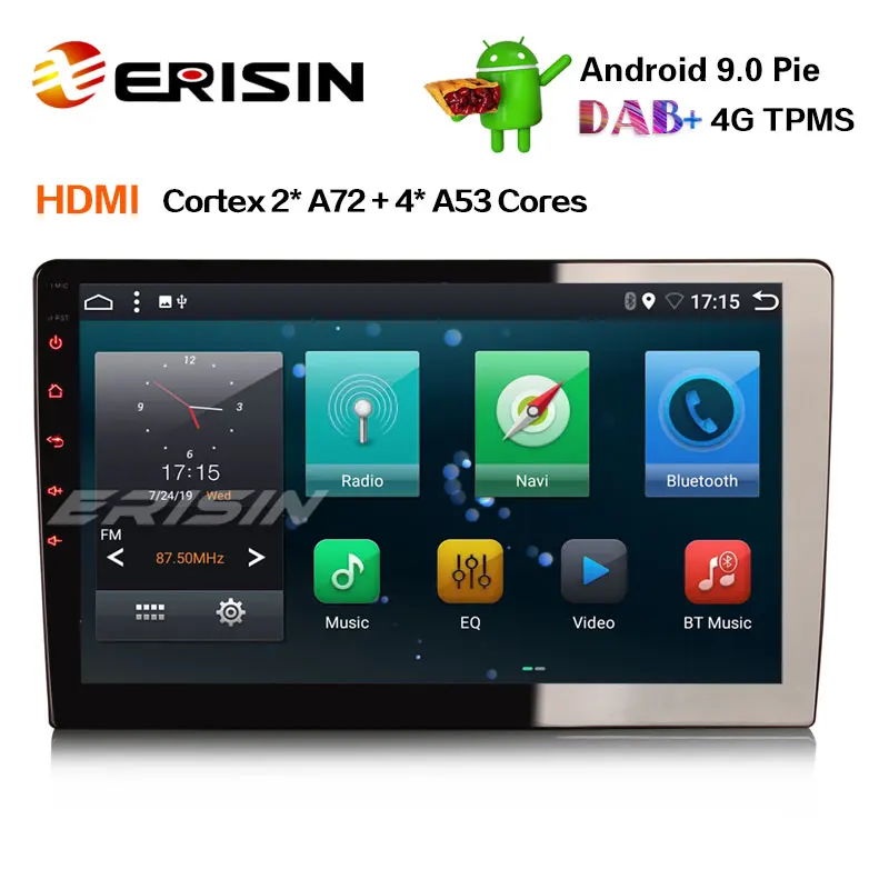 Erisin ES6210U 10 1 &quotUniversal 6-Cores Android 9 0 Car Stereo DAB + GPS WiFi TPMS Bluetooth | Автомобили и мотоциклы