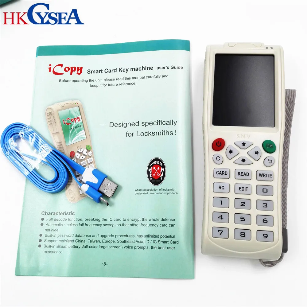 Новейшая iCopy 3/5 полная функция декодирования смарт карты ключ машина RFID NFC копир