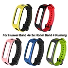 Ремешок для часов Huawei Band 4e 3e Honor Band 4, спортивный мягкий силиконовый сменный Браслет для наручных часов для бега
