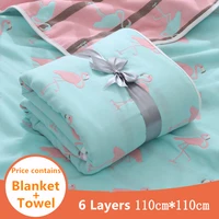 super soft thick cotton muslin blanket swaddle unicorn stroller cover bath towel baby receiving blankets baby bedding crib sheet