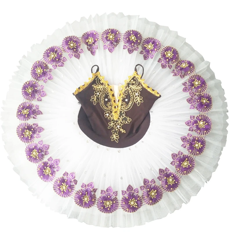 

Children's Ballet Dress show dress Little Swan Dance Tutu fluffy gauze skirt sling girl ballet performance Costume