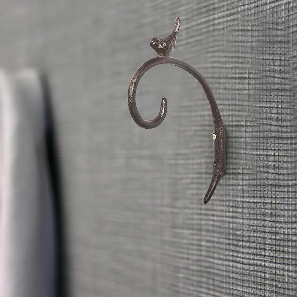 

Simple Installation Black Color Hanging Plant Bracket Supplies for Yard