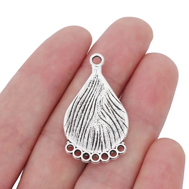 ZXZ 10 шт. тибетские серебряные серьги в стиле бохо соединитель для люстры подвески