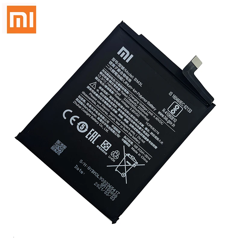 xiao mi 100 original replacement battery for xiaomi 9 mi9 m9 mi 9 xiaomi9 bm3l genuine phone 3300mah replacement batteria free global shipping