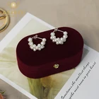 Женские Ювелирные изделия ручной работы ASHIQI, плетеные ювелирные изделия из стерлингового серебра 925 пробы в стиле ретро, серьги из натурального пресноводного жемчуга