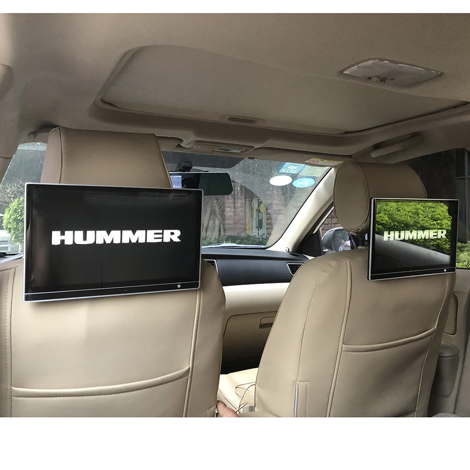 

2021 UI Style Latest Product Car Android Headrest Monitor With 8 Core 2G RAM +16G ROM For HUMMER Rear Seat Entertainment System