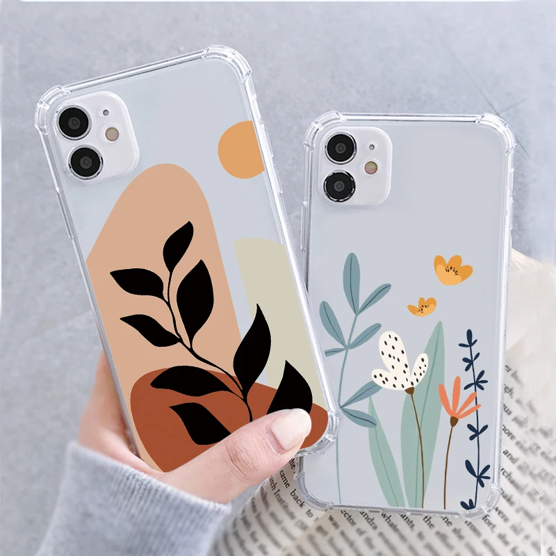 Flower Cases For Samsung Galaxy S21 Ultra S20 FE Lite A51 A52 A70 A71 S11e A20e S10e S10 S30 Plus A50 A30S A50s A32 A40 PC Cover