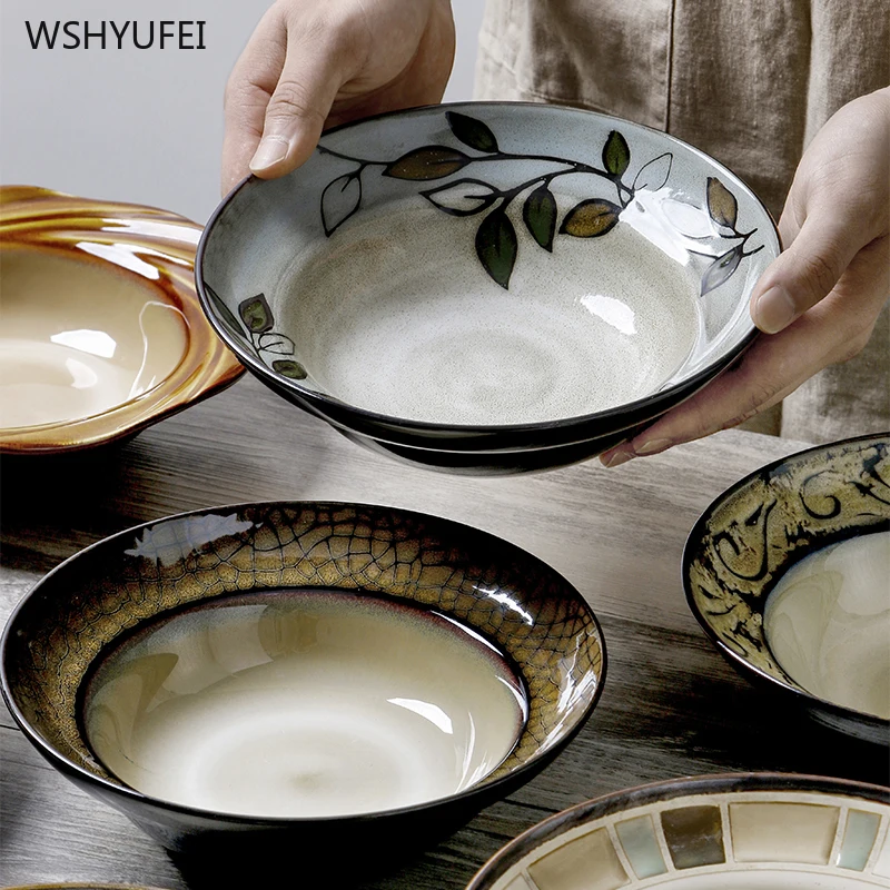 1 шт. декоративная керамическая тарелка для фруктов салатов | Дом и сад