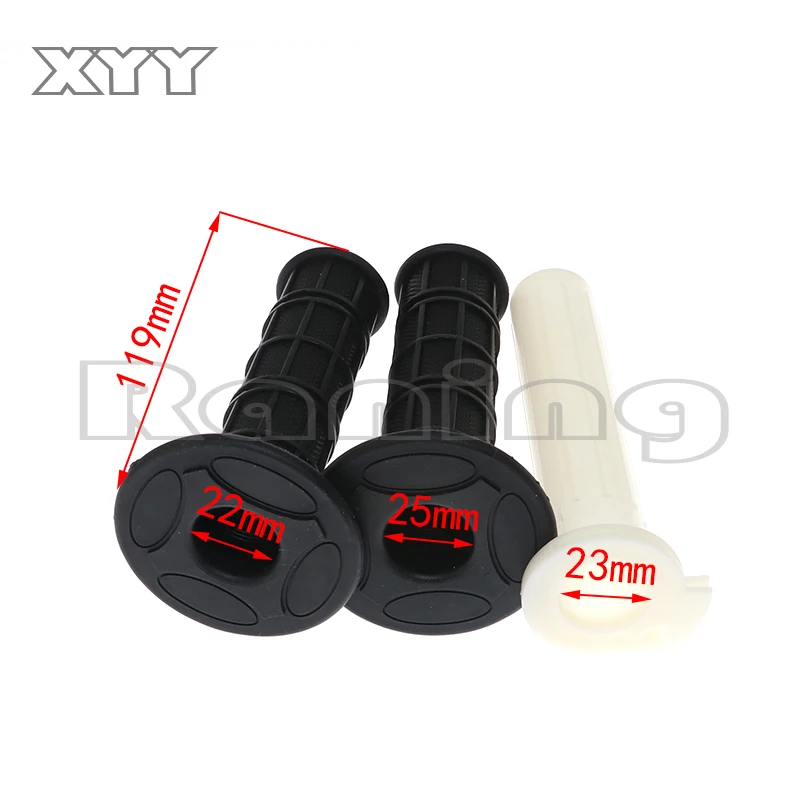 Motorcycle Grips 7/8&quot 22mm Hand Grip With Throttle Twist Cable For ATV Quad Pit Dirt Bike Motocross Racing | Автомобили и