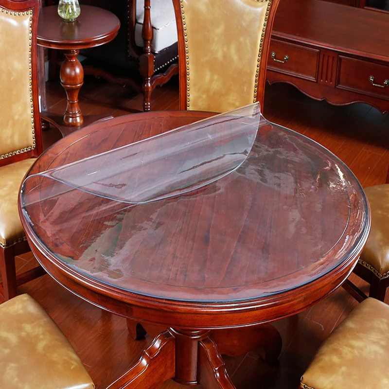 Glass Soft Cloth Table Cover Home Kitchen Dining Room Placemat 1mm