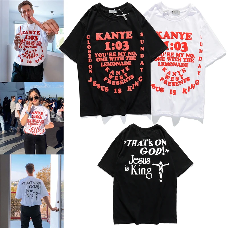 

Fog Men's T-shirt Fashion European and American Large Size Loose Trend Street Beat Casual T-shirt Men's Comfortable Short Sleeve