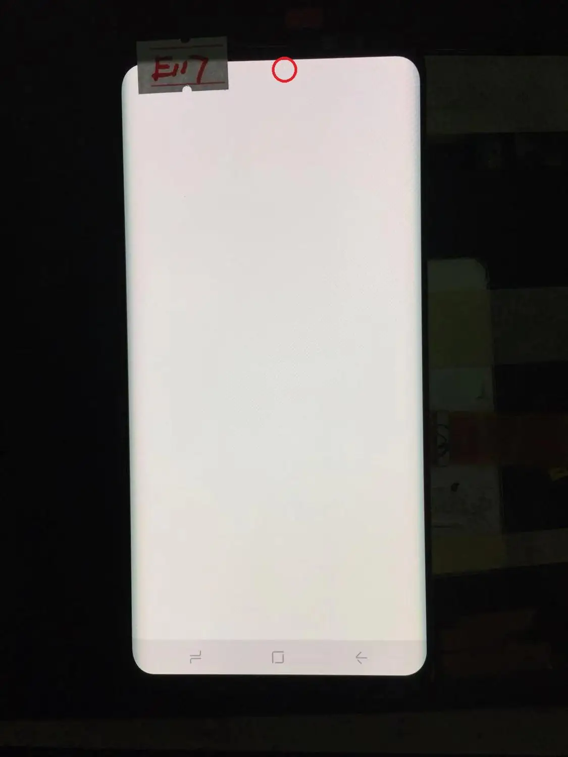 NO.E117 ORIGINAL AMOLED LCD for SAMSUNG Galaxy Display S8+ Plus G955U G955F Touch Screen Digitizer With Black Dot - Цвет: NO.E117