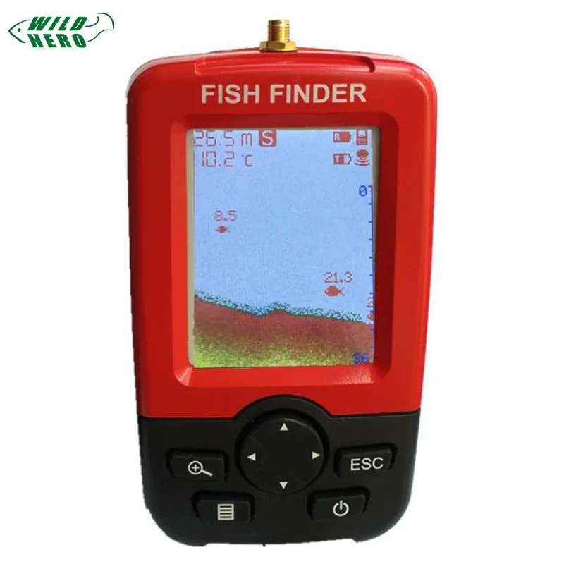 Wildhero умный портативный глубинный рыболокатор с беспроводным гидролокатором