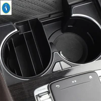 accessories interior refit front center water cup holder storage box cover trim for mercedes benz gle gls gle320 450 2020 2021