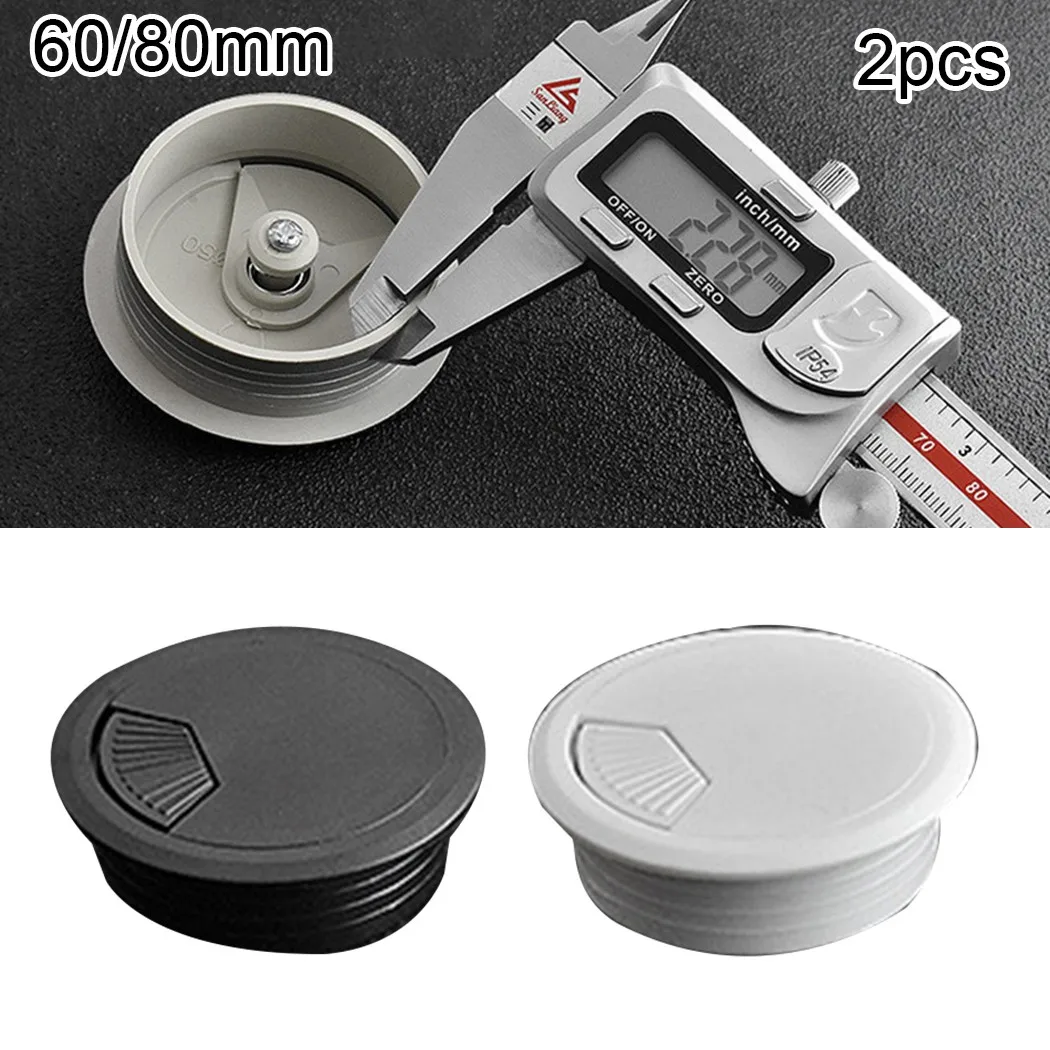 

Plastic Cover Round Tidy Wire 60/80mm Black/white Box Cabinets Cable Computer Desktop
