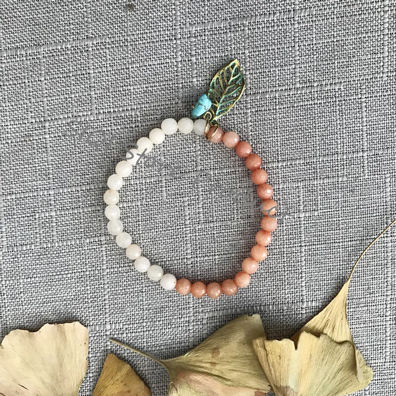 Женский браслет с кристаллами и бусинами в богемном стиле | Украшения аксессуары