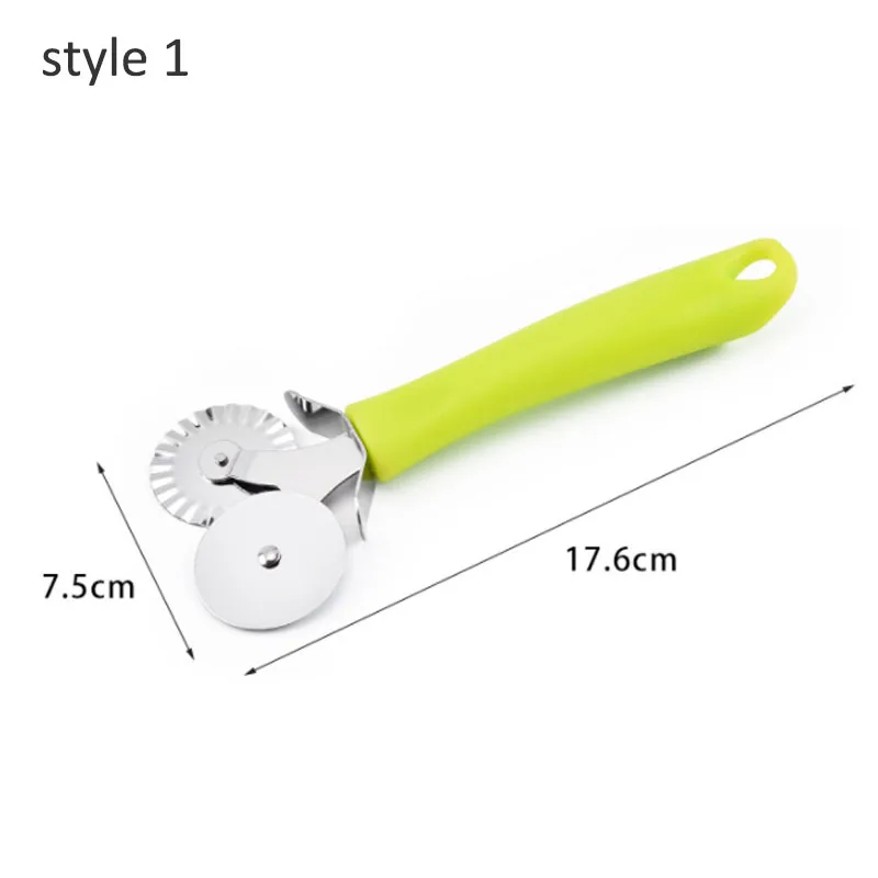 Колесо роликовый слайсер для резки печенья из нержавеющей стали Пицца нож