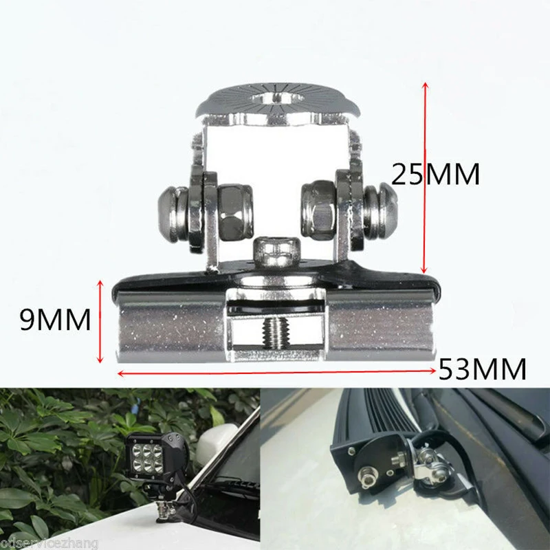 Универсальный 2X столб капюшон светодиодный рабочий светильник бар крепление