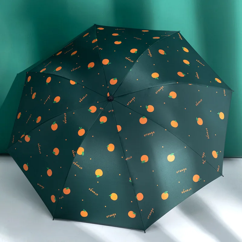 Women Fashion Fruits Umbrella UV Protection Windproof Folding Compact Outdoor Travel Sun Umbrellas Best Price Big | Дом и сад