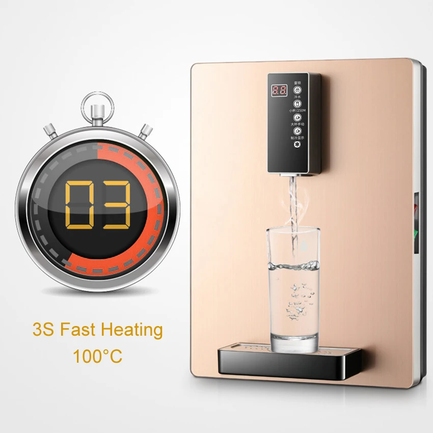 Электрический дозатор горячей/теплой/ледяной воды 220 В 2000 Вт питьевой фонтан