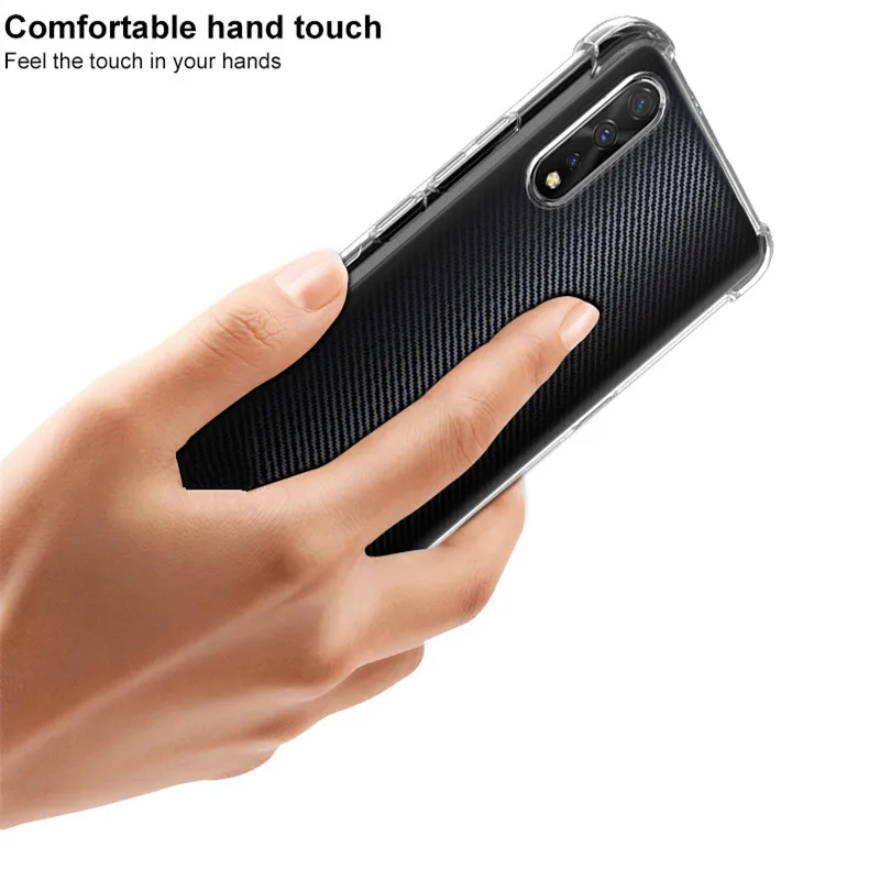 Мягкий прозрачный чехол подушка безопасности для телефона Meizu Note 9 8 16th 16 Plus M8 Lite V8