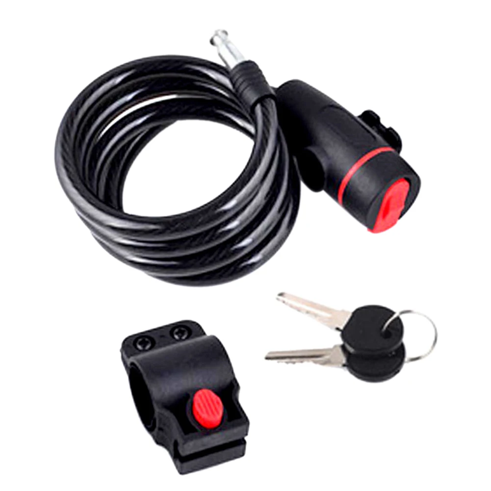 Спиральный стальной кабель с защитой от кражи комбинированный код аксессуары