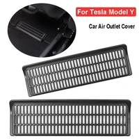 2pcs for tesla model y 2020 2021 air outlet cover under seat vent outlet dust case car styling interior modification accessories