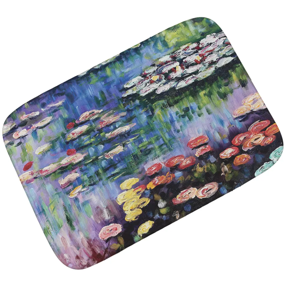 Zeegle напольный коврик Придверный домашний фланелевый Противоскользящий для