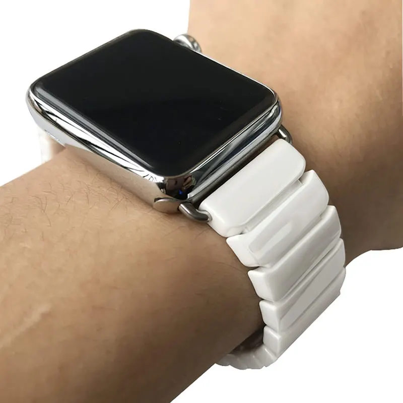 Ремешок Jeathus для часов apple watch Series 1 2 3 керамический ремешок iwatch 38 42 мм с застежкой