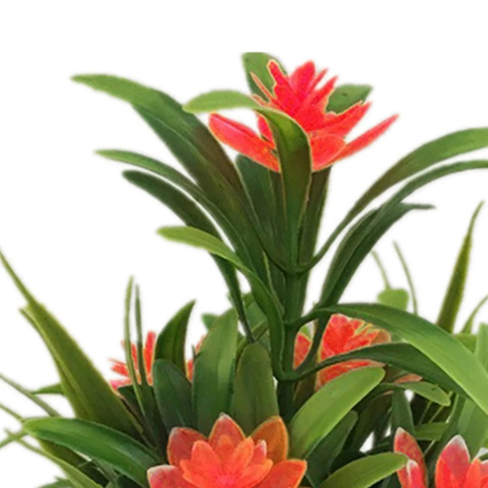 Креативный маленький искусственный цветок в горшке лотос бонсай свадьба