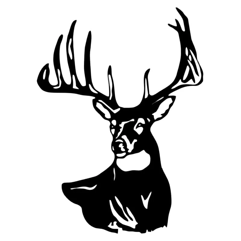 Car Sticker Funny Personality Creative Deer Buck Skull Head Hunting Waterproof Sunscreen Accessories Vinyl Decal 15cm*11cm | Автомобили и