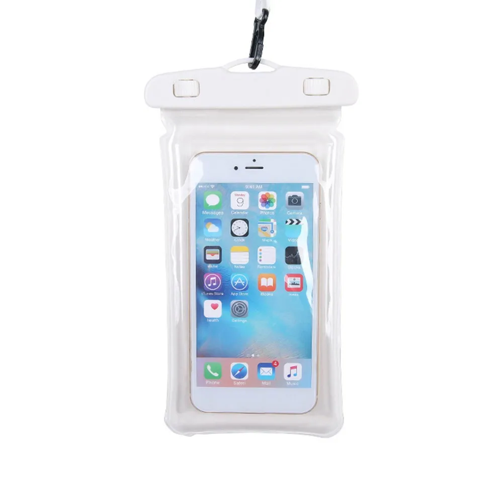 

2PC PVC Universal Waterproof Underwater Case Pouch Dry Bag Cover For Smart Cell Phones Floating Waterproof Pouch Practical